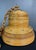 Mid-Century Italian Pencil Reed Rattan Bamboo and Brass Hanging Pendant Lamp, 1970s For Sale - Image 13 of 14
