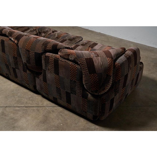 Confidential 3-Seater Sofa, 2-Seater Sofa and Lounge Chair attributed to Alberto Rosselli for Saporiti, 1970s, Set of 3 For Sale - Image 10 of 18