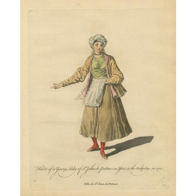 Jefferys, Young Lady of St John of Patmos, 1749, Print For Sale - Image 3 of 9