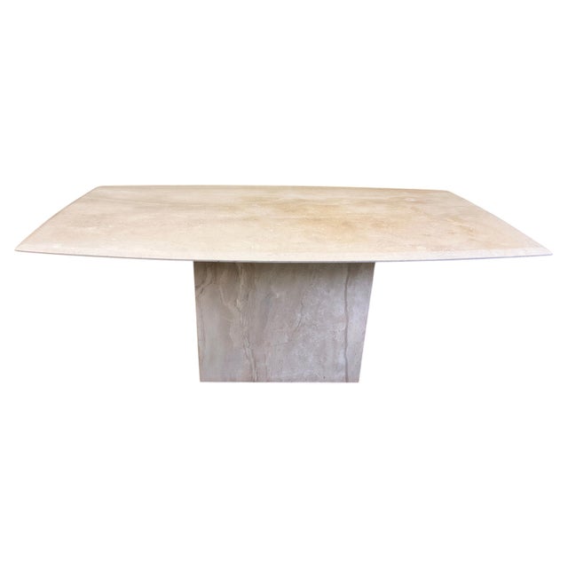 Vintage Travertine Dining Table, 1970s For Sale - Image 13 of 13