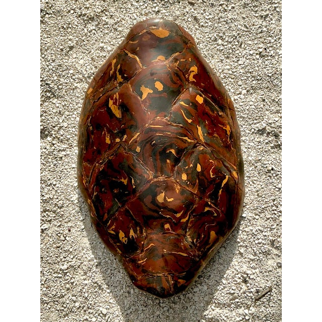 This monumental artisanal sculpture is a masterclass in organic Postmodern design, utilizing the sophisticated scagliola...