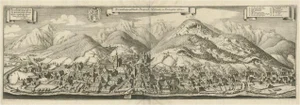 Panoramic View of Eisenerz, 1650, Paper