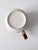 Vintage 1970s Brown Tan and Cream Ceramic Coffee Mug For Sale - Image 9 of 12