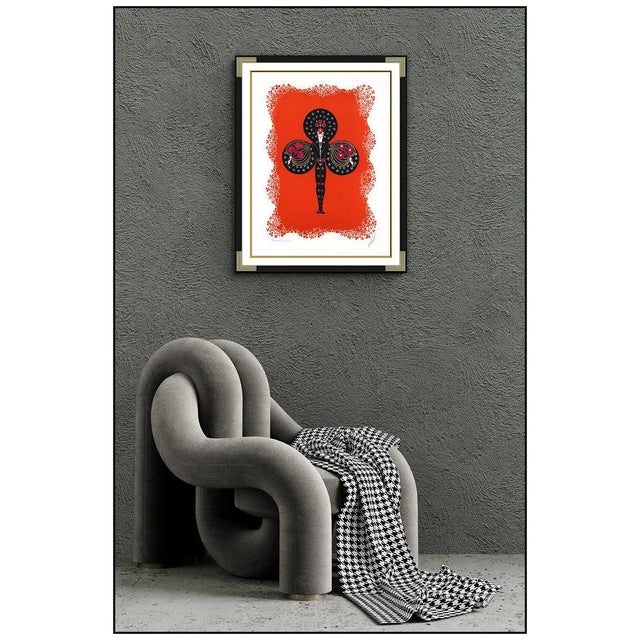 Message us to inquire about custom framing options! (Included for free with every purchase) The artwork here, "Club", is a...