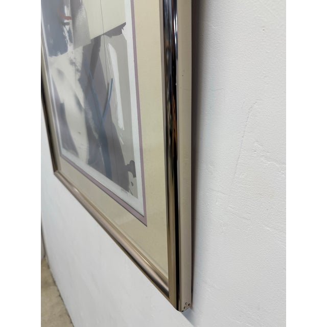 Dennis Frings “Nigrosin Violet” Serigraph, Signed and Numbered 58/250 For Sale - Image 11 of 12