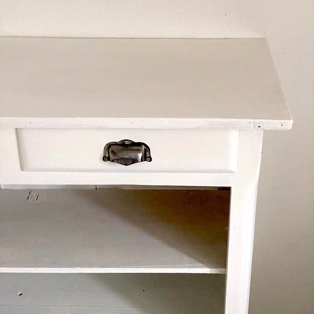 White Vintage Parisian Buffet, 1950s For Sale - Image 8 of 13