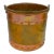 Antique Traditional Brass and Copper Bucket For Sale