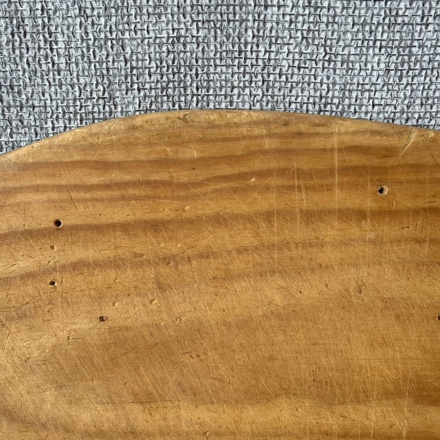 Vintage Wood Pig Cutting Board For Sale - Image 4 of 6