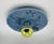 Modern Blue Resin & Brass Ceiling Light by Luca for Fermaluce, Italy 2022 For Sale - Image 3 of 15