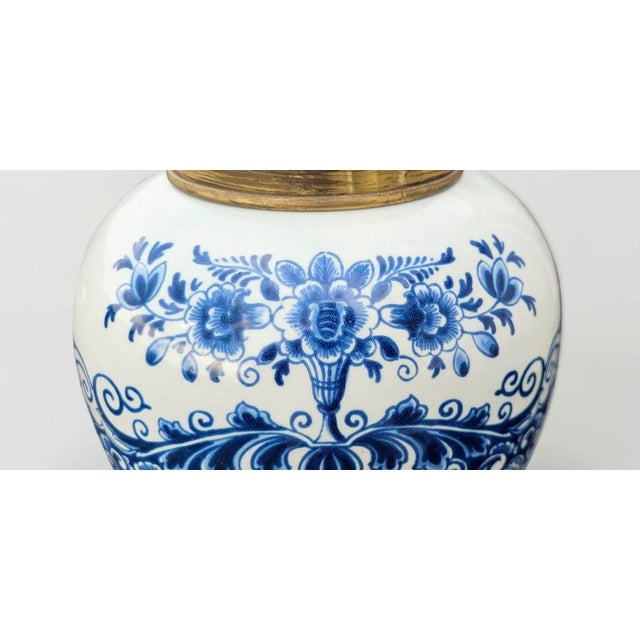 Blue Antique Dutch Delft Blue Tobacco Jar, 1840 For Sale - Image 8 of 16