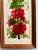 Cerise Original Watercolor Tall Painting “Hollyhocks” Framed For Sale - Image 8 of 12