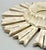 Organic White-Washed Carved Wood Sunburst Mirror For Sale - Image 10 of 11