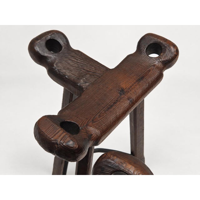 Vintage Brutalist Marbella Stools attributed to Sergio Rodrigues, 1970s, Set of 3 For Sale - Image 11 of 14