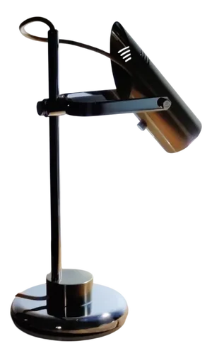 Italian Desk Lamp in Brass and Chrome attributed to Goffredo Reggiani for Reggiani, 1970s