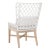 Wood Lattis Teak & Rope Outdoor Wing Chair For Sale - Image 7 of 9