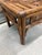 Brown 1970s Split Bamboo Rising Sun Side Table For Sale - Image 8 of 12