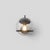 Metal Brass and Glass Model 237/1 Lamp with Switch Champagne Mount by Gino Sarfatti for Astep For Sale - Image 7 of 13
