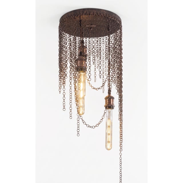 Mid-Century Modern Slavery Pendant Light by Dario Nasuti For Sale - Image 3 of 7