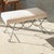 White Panoplie Iron Double Loop Bench, Poodle For Sale - Image 8 of 8