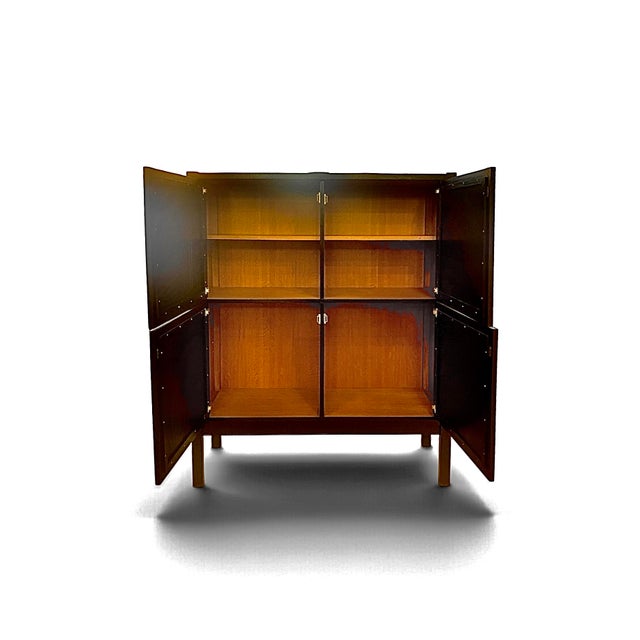 De Coene Highboard in Oak, Belgium, 1970s, in Very Good conditions. Designed 1970 to 1979