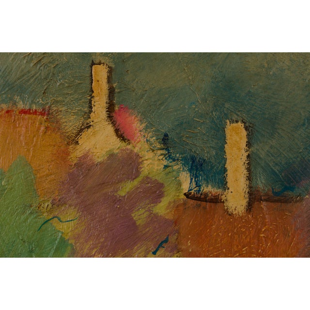 Poul K. Jørgensen, Gudhjem, Bornholm Townscape, 1990s, Oil on Board For Sale - Image 4 of 12