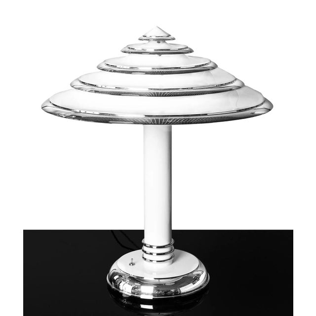 Vintage Table Lamp by Georg Halais For Sale - Image 3 of 6