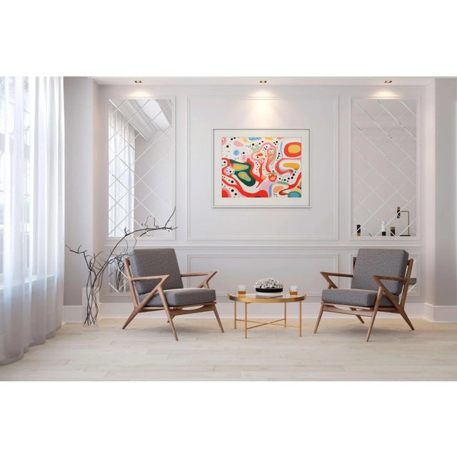 Organic Modern Colorful Composition #2 Chairish Exclusive. From a a series of four prints listed on Chairish, see the last...