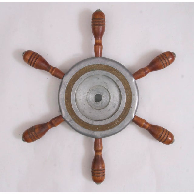 1950s Vintage Boat Steering Wheel For Sale - Image 5 of 5