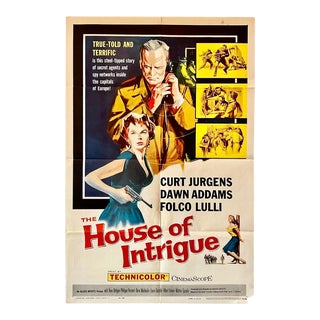 House of Intrigue (1959) Full Color Movie Poster For Sale