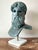 Mid 20th Century Vintage Boho Patinated Plaster Bust of Man For Sale - Image 5 of 10