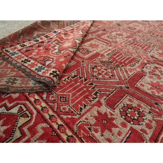 Galerie Shabab Collection Early 20th Century Handmade Central Asian Tribal Gallery Accent Rug For Sale - Image 10 of 10