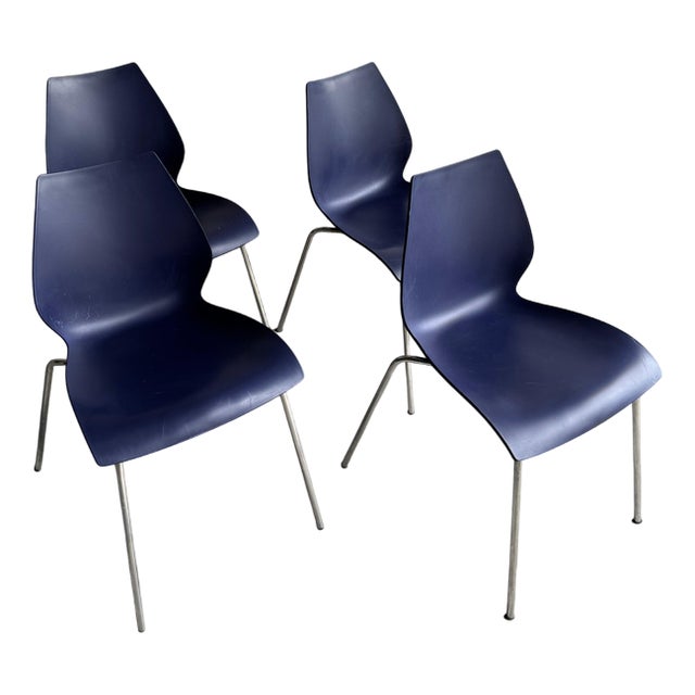 Maui Chairs by Vico Magistretti, Set of 4 For Sale