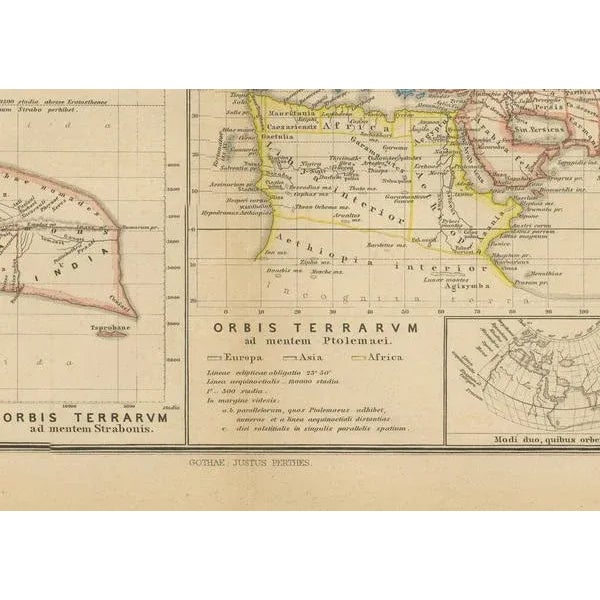 Late 19th Century Maps of the Ancient World on One Sheet, 1880 For Sale - Image 5 of 9