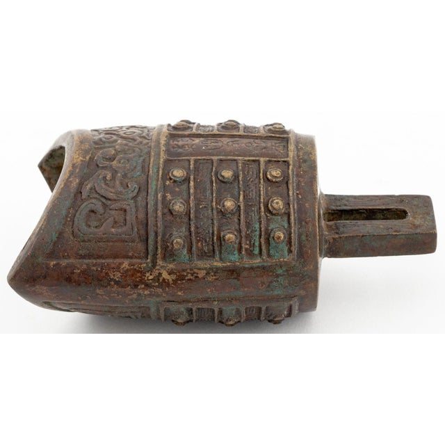 Chinese Archaistic Bronze Bell For Sale In New York - Image 6 of 6