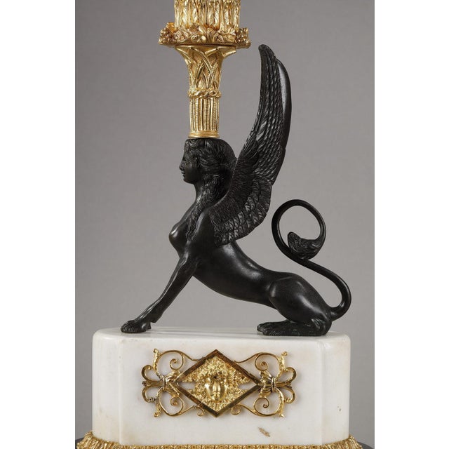 Spinx Candleholders, Set of 2 For Sale - Image 6 of 18