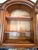 Antique French Carved Walnut Buffet a Deux Corps With Rouge Marble Top For Sale - Image 9 of 12
