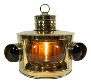Brass Bow Lantern by British Maker Seahorse