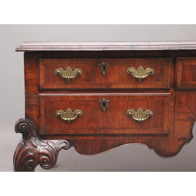 Antique Walnut Partners Desk, 1890 For Sale - Image 11 of 16