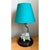 Infused with whimsical Palm Beach charm and artisanal mid-century character, this vintage table lamp features a sculptural...
