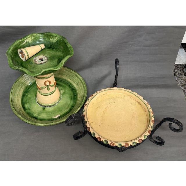 Ceramic Fountain from Hermanos Morillo, 1970s, Set of 3 For Sale - Image 10 of 11