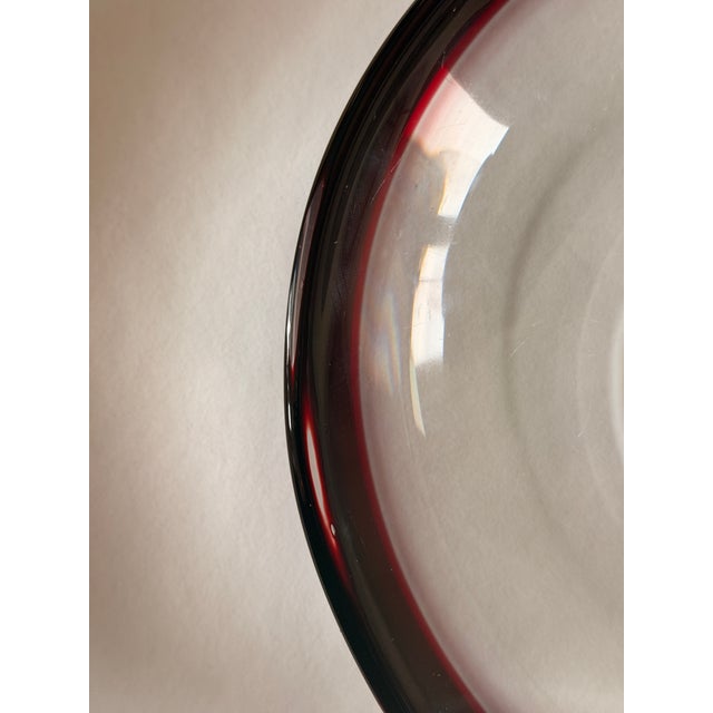 Kosta Boda Scandinavian Bowl and Vase in Amethyst Glass by Vicke Lindstrand for Kosta Boda, 1950s, Set of 2 For Sale - Image 4 of 18