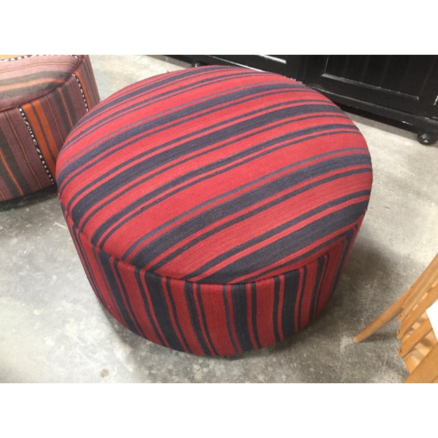 Modern Kilim Storage Ottoman Chairish