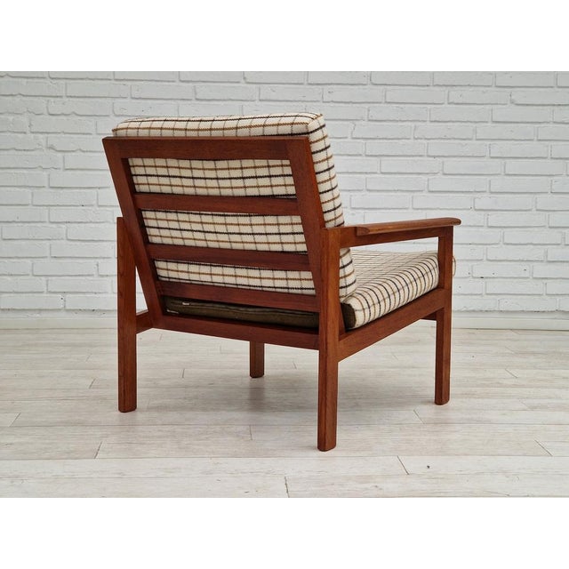 Danish Oak Model Capella Armchair by Illum Wikkelsø for Eilersen Møbler, 1970s For Sale - Image 18 of 18