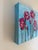 Contemporary Modern Abstract Floral Acrylic Painting on Canvas, Signed, Framed, Dated For Sale - Image 3 of 5
