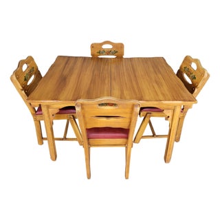California Rancho Monterey Style Dining Set 1930's For Sale