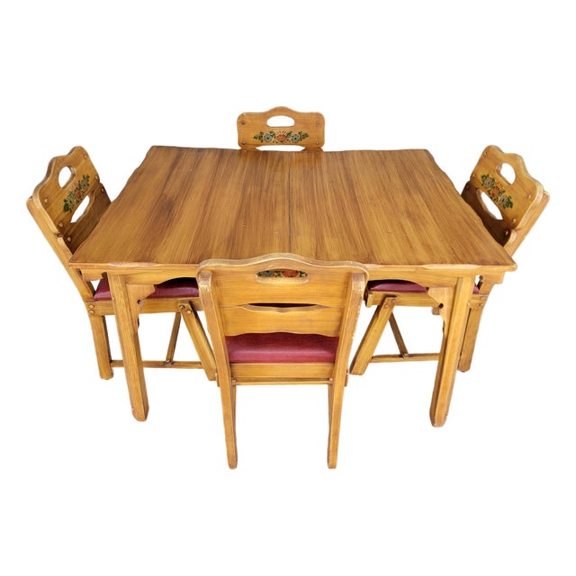 California Rancho Monterey Style Dining Set 1930's For Sale