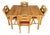 California Rancho Monterey Style Dining Set 1930's For Sale