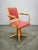 Original height-adjustable swivel office chair manufactured by Ligna in Czechoslovakia during the 1950s. Expertly crafted...