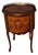 1940’s Louis XV Marquetry Drum Style Nightstand For Sale