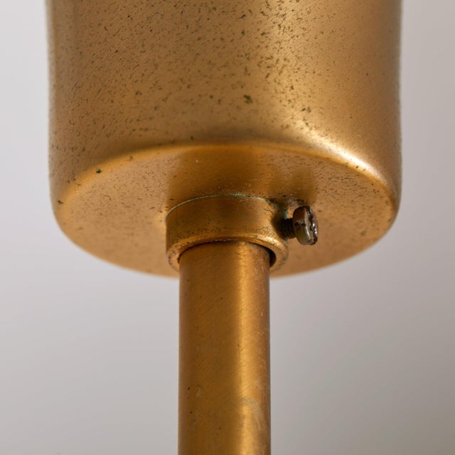 1970s Italian Blue Striped Murano Glass Pendant by La Murrina For Sale - Image 4 of 9